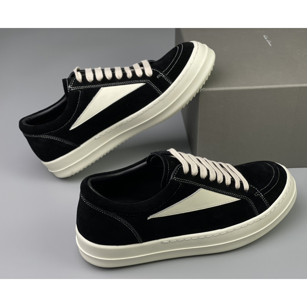 Rick Owens Vintage Suede Low-Top Sneakers - EUR FASHION