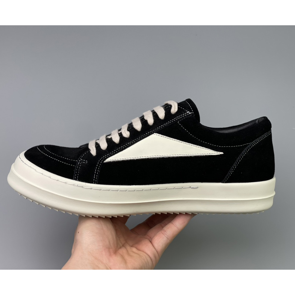 Rick Owens Vintage Suede Low-Top Sneakers - EUR FASHION