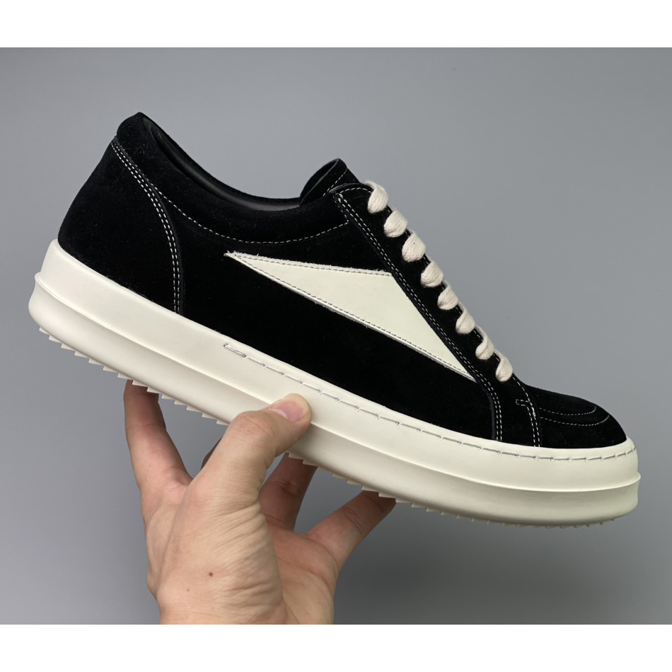 Rick Owens Vintage Suede Low-Top Sneakers - EUR FASHION