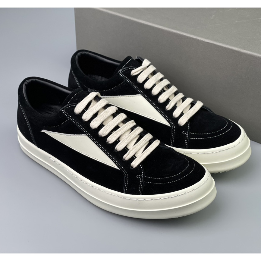 Rick Owens Vintage Suede Low-Top Sneakers - EUR FASHION