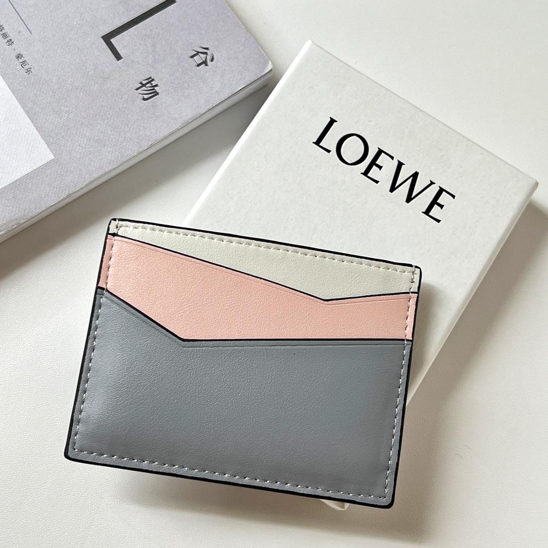 Loewe Puzzle Plain Cardholder (10x7.5cm) - EUR FASHION