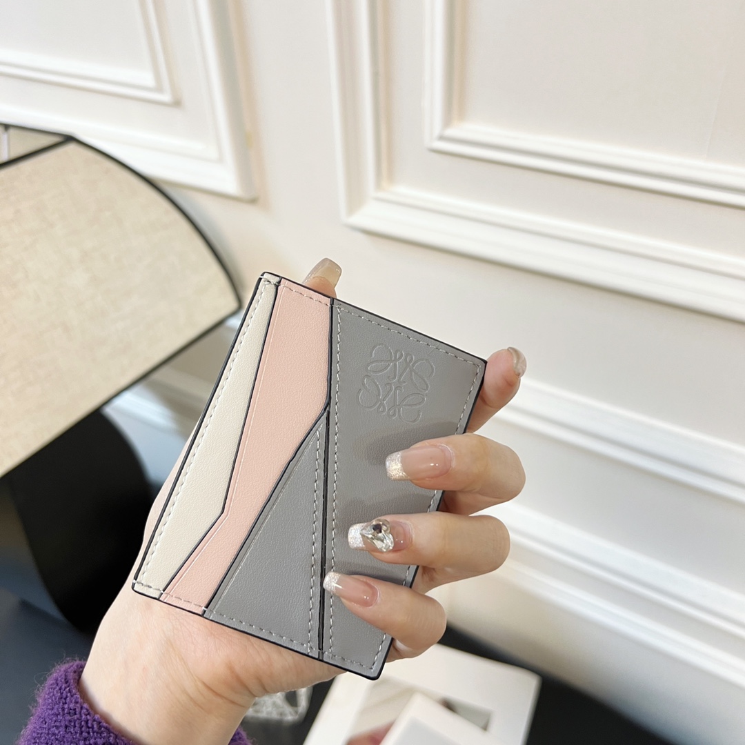 Loewe Puzzle Plain Cardholder (10x7.5cm) - EUR FASHION