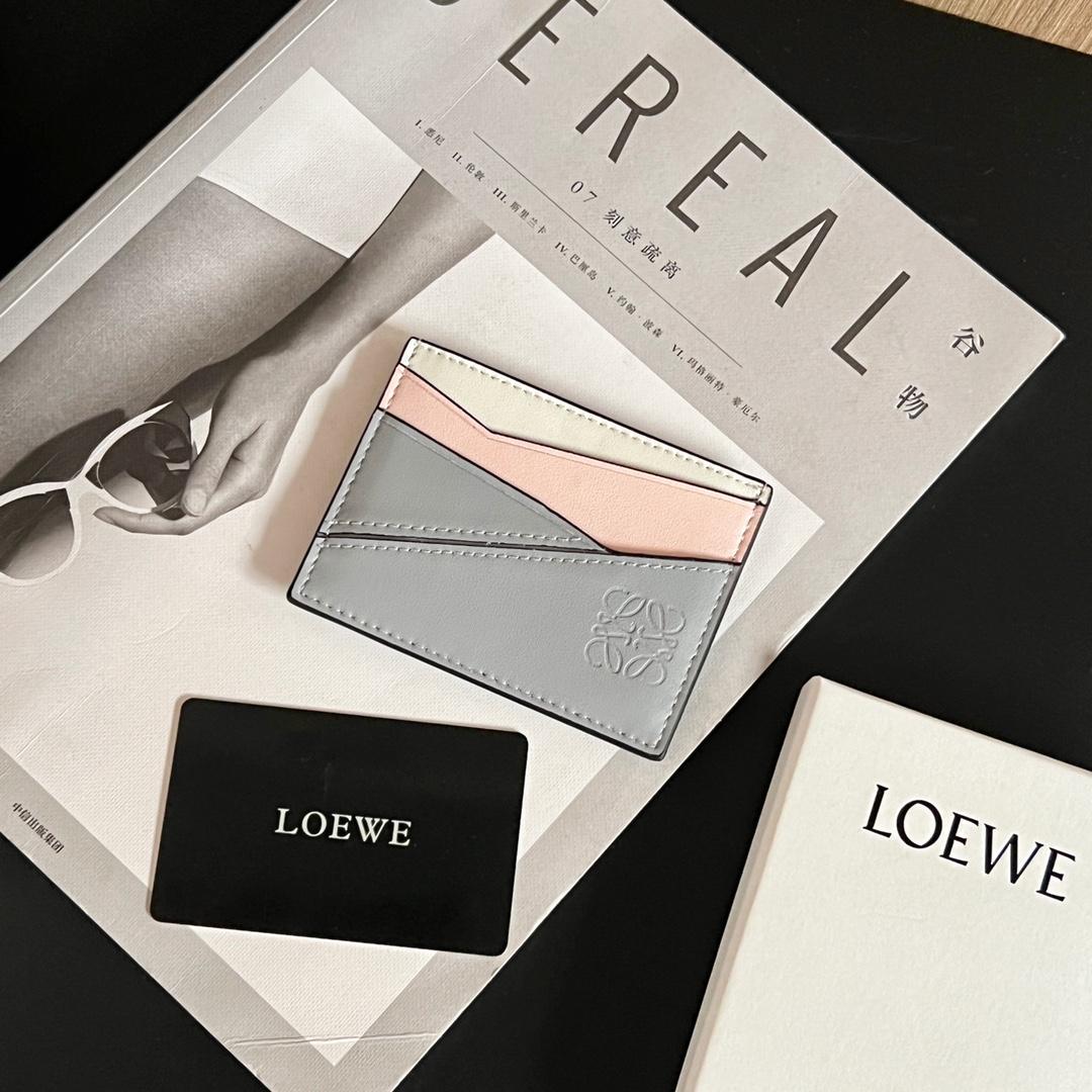 Loewe Puzzle Plain Cardholder (10x7.5cm) - EUR FASHION