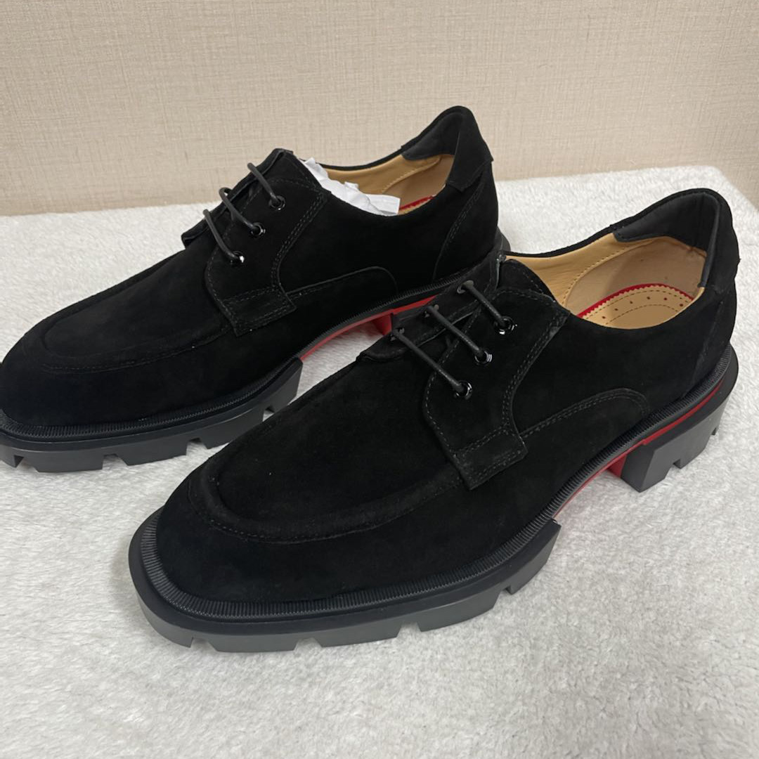 Christian Louboutin Our Georges L Loafers - Leather - Black - EUR FASHION