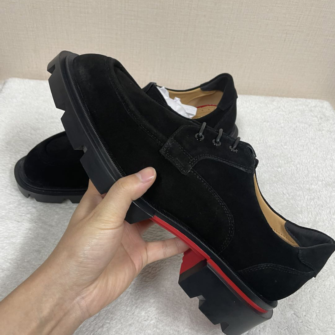 Christian Louboutin Our Georges L Loafers - Leather - Black - EUR FASHION