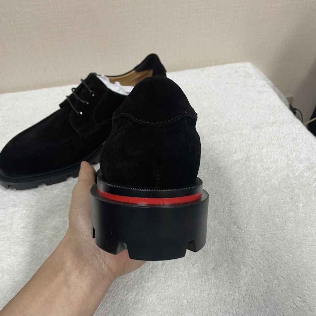 Christian Louboutin Our Georges L Loafers - Leather - Black - EUR FASHION