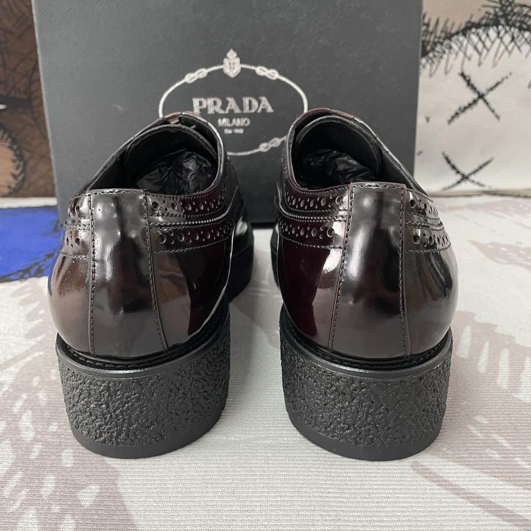 Prada Two Tone Brogue Leather Lace Up Derby(Upon UK Size) - EUR FASHION