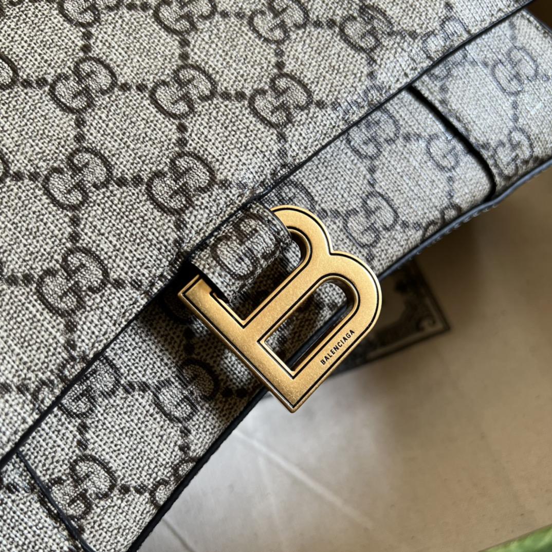 Gucci X Balenciaga The Hacker Project Small Hourglass Bag(22.5-14.5-10cm) - EUR FASHION
