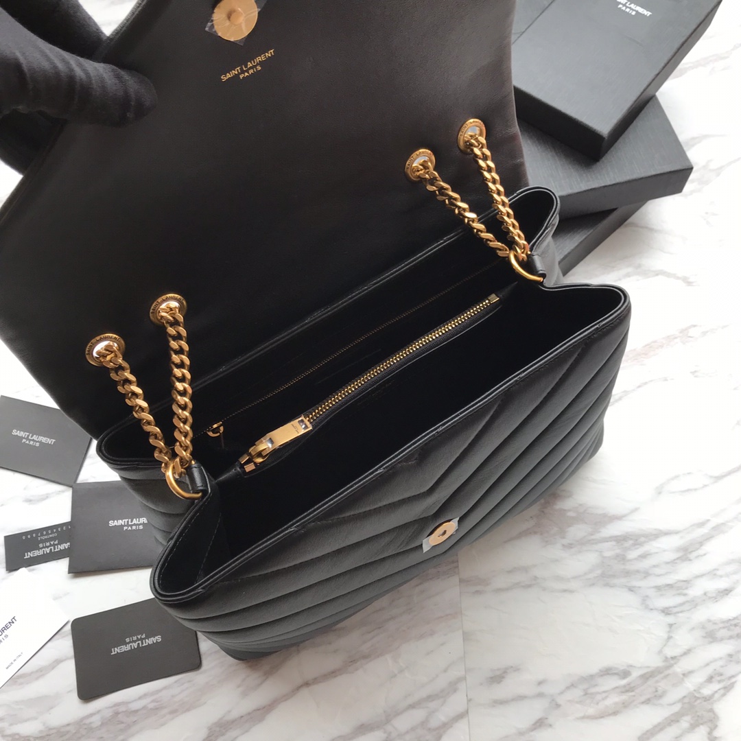 Saint Laurent Loulou Medium Chain Shoulder Bag(32x22x11CM) - EUR FASHION