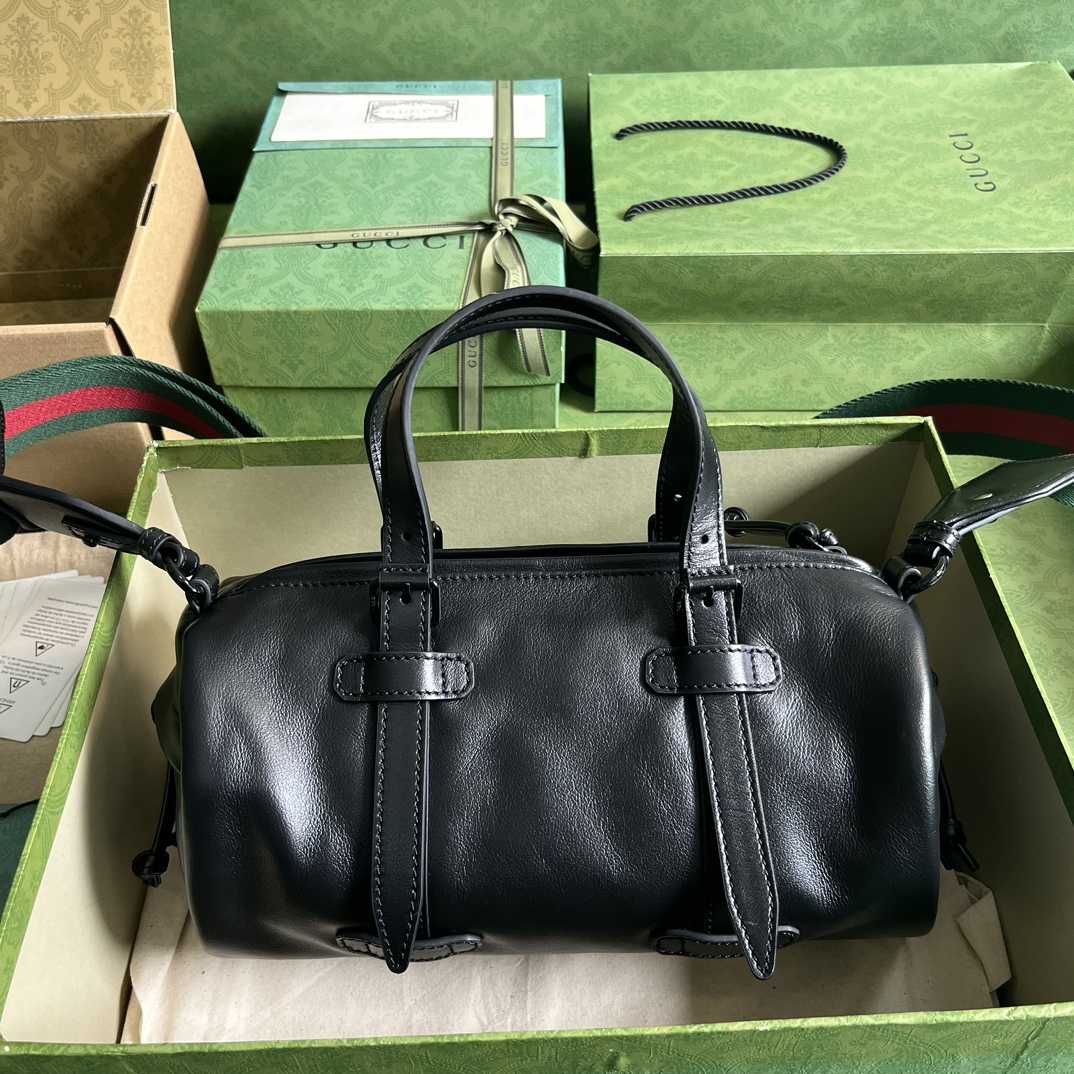Gucci Small Duffle Bag With Tonal Double G(28.5-16-16cm) - EUR FASHION