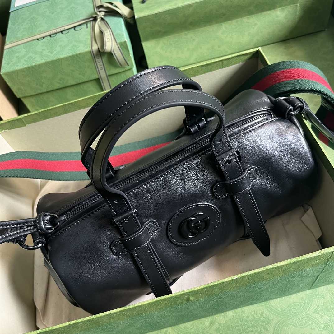 Gucci Small Duffle Bag With Tonal Double G(28.5-16-16cm) - EUR FASHION