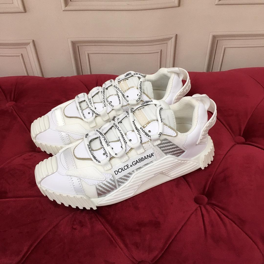 Dolce & Gabbana Reflective Fabric NS1 Sneakers - EUR FASHION