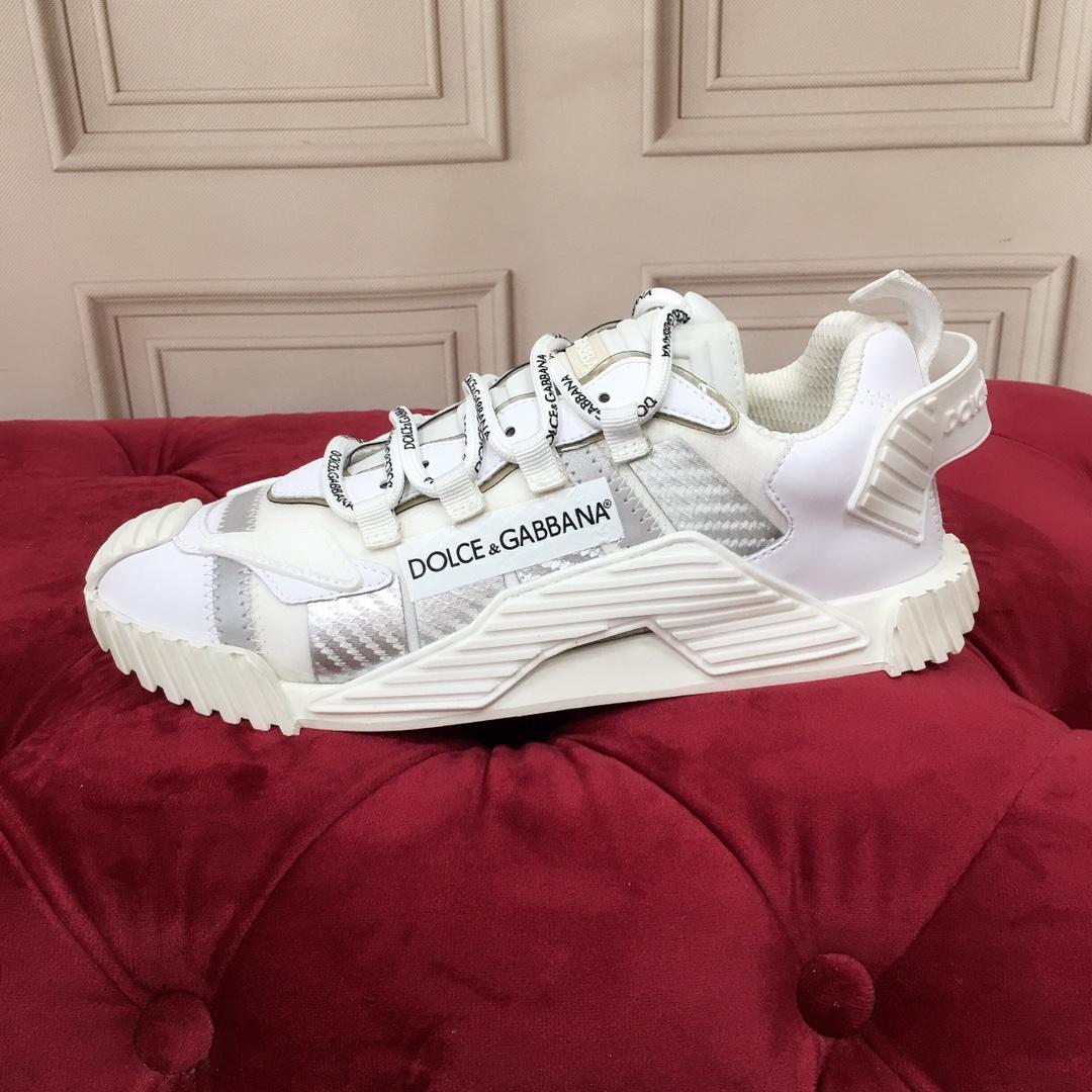 Dolce & Gabbana Reflective Fabric NS1 Sneakers - EUR FASHION