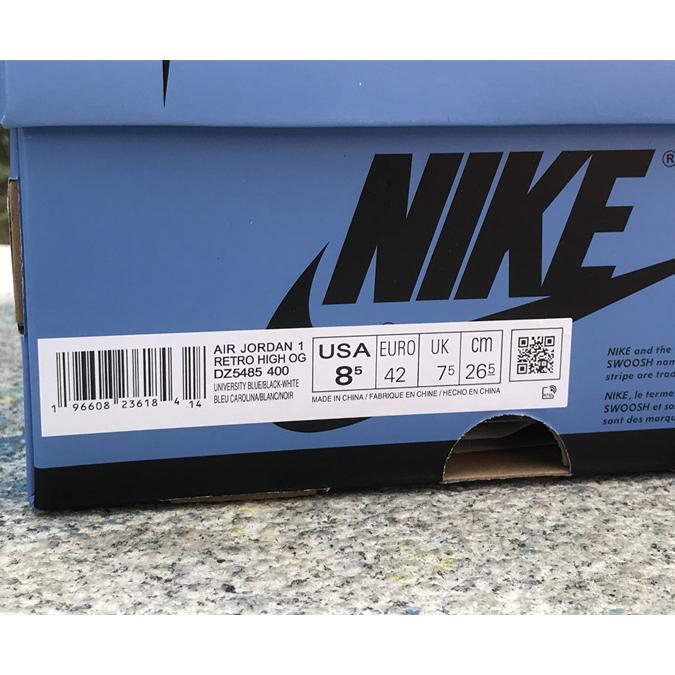  Air Jordan 1 High OG “UNC Toe” Sneaker     DZ5485-400 - EUR FASHION