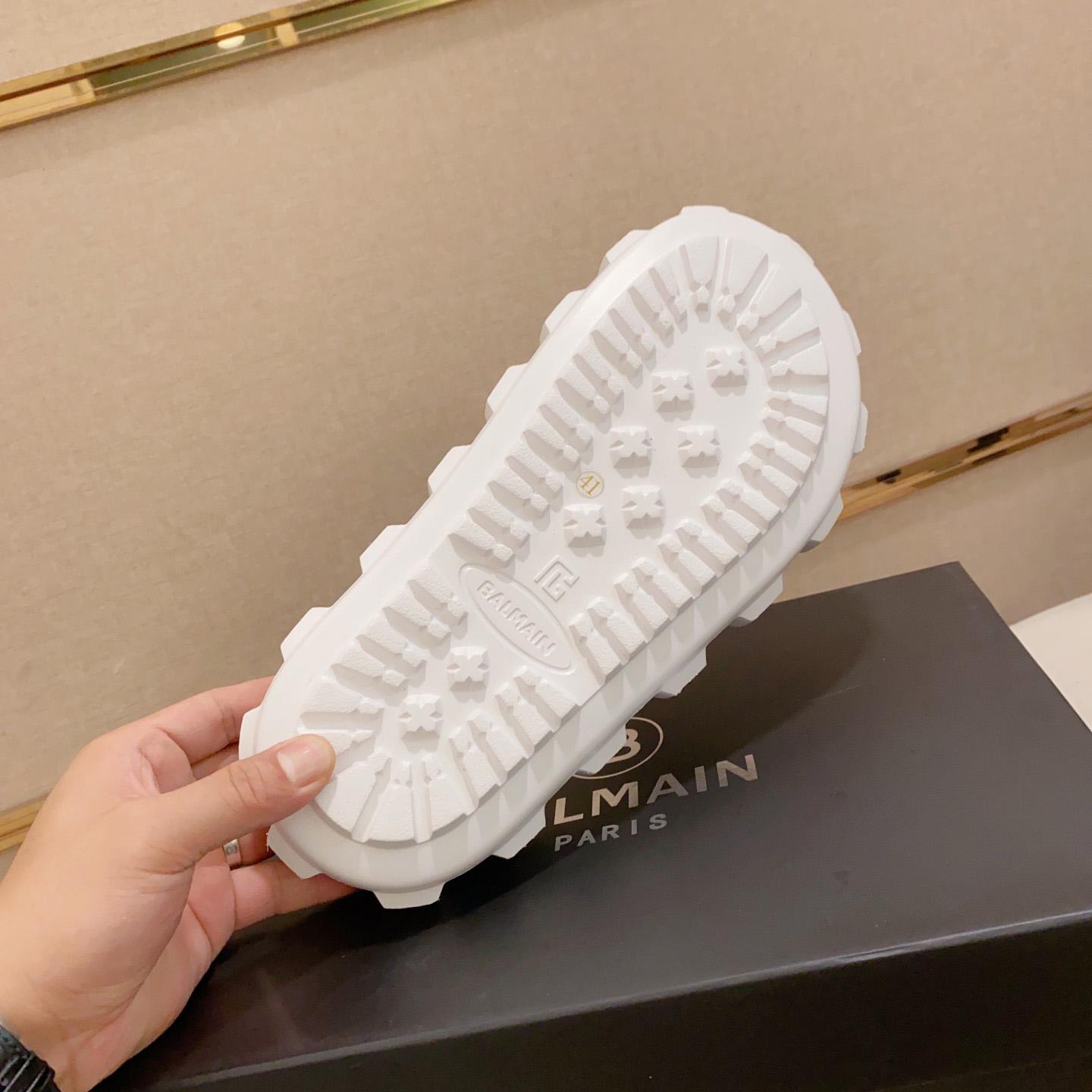 Balmain Embossed-logo Detail Slides - EUR FASHION