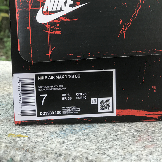 Nike Air Max 1 ’86 “Big Bubble” Sneaker           DQ3989-100  - EUR FASHION