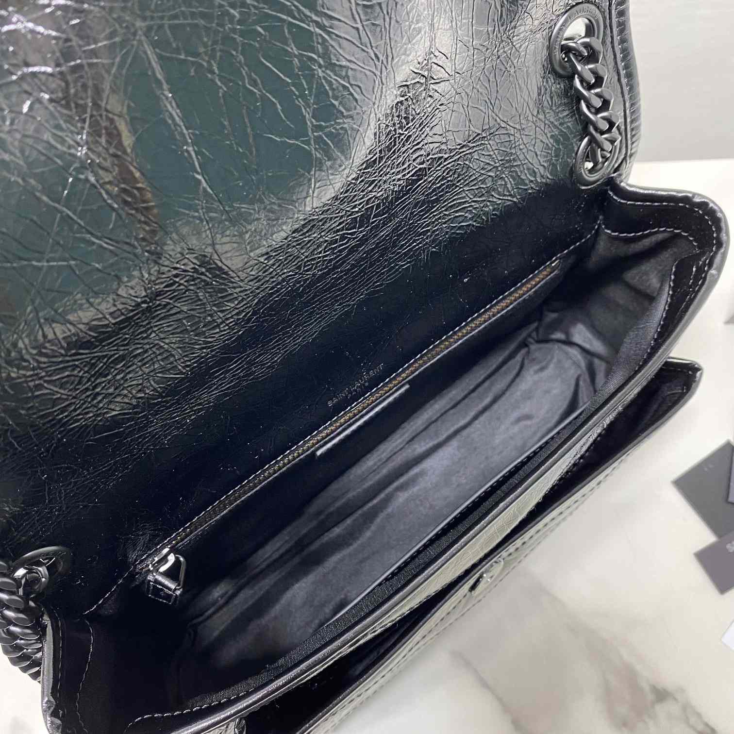 Saint Laurent Niki Medium Chain Bag In Crinkled Vintage Leather  - EUR FASHION