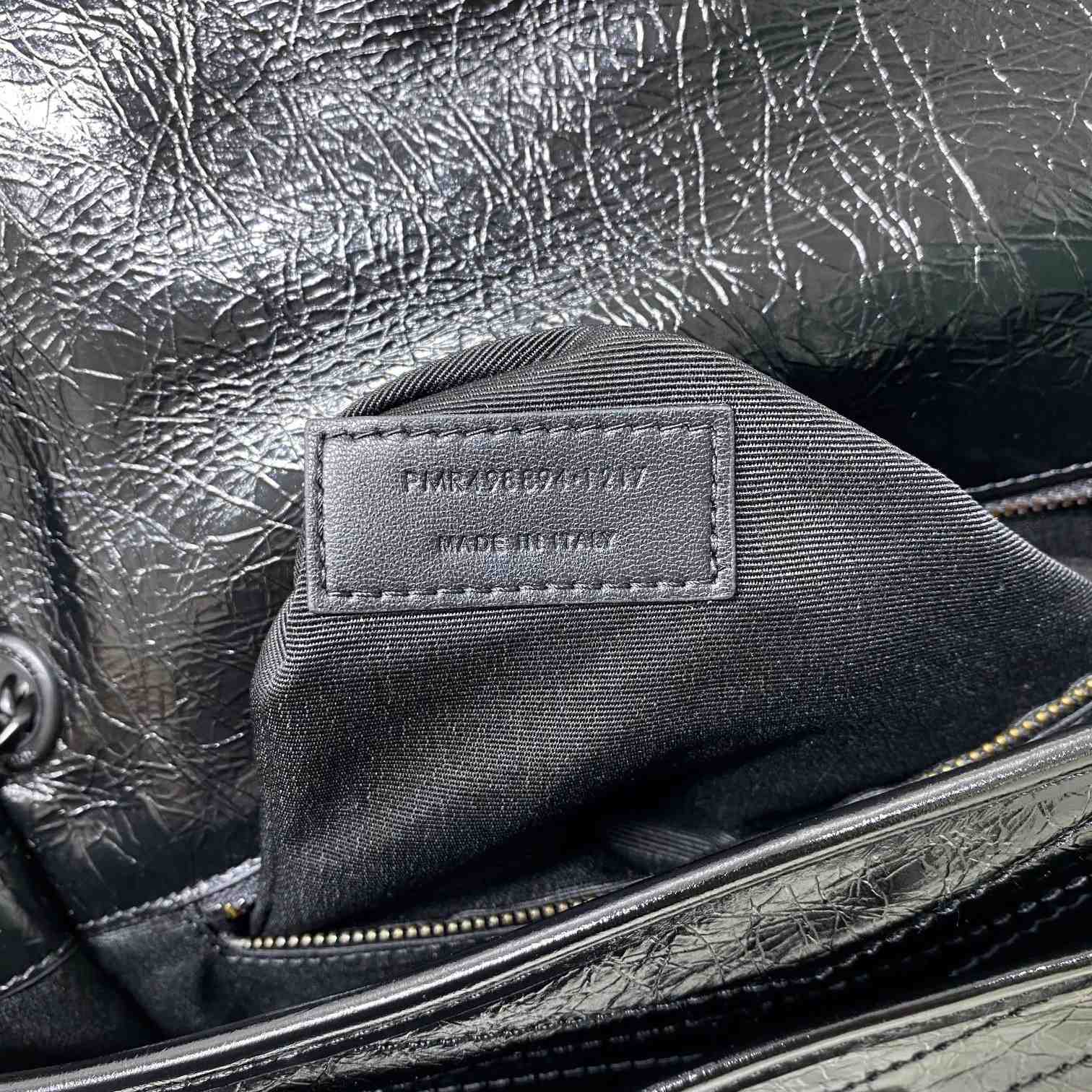 Saint Laurent Niki Medium Chain Bag In Crinkled Vintage Leather  - EUR FASHION