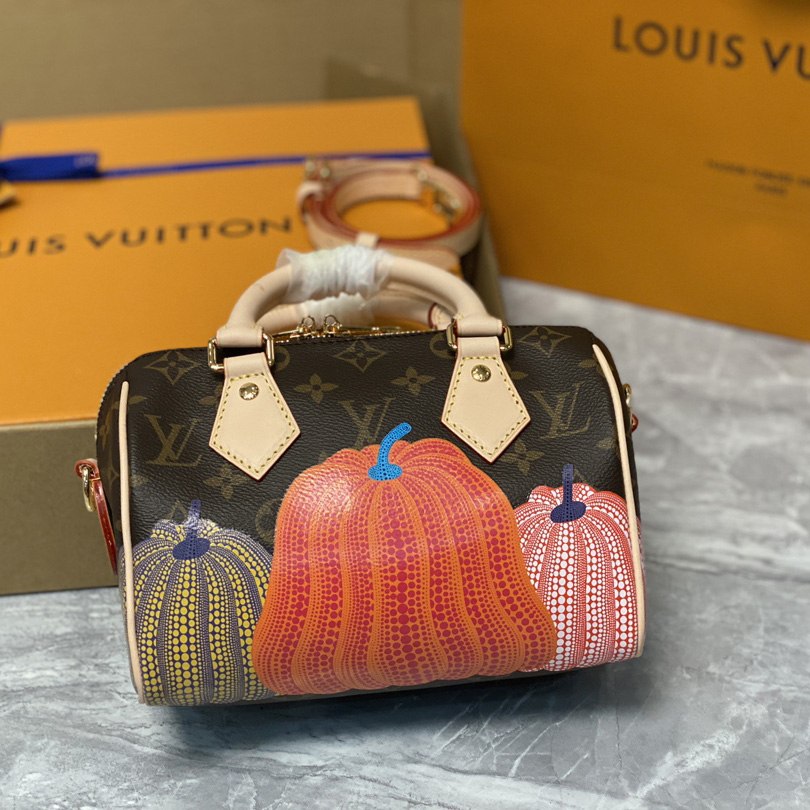 Louis Vuitton LV x YK Speedy Bandoulière 20  (20.5 x 13.5 x 12cm)       M46469 - EUR FASHION