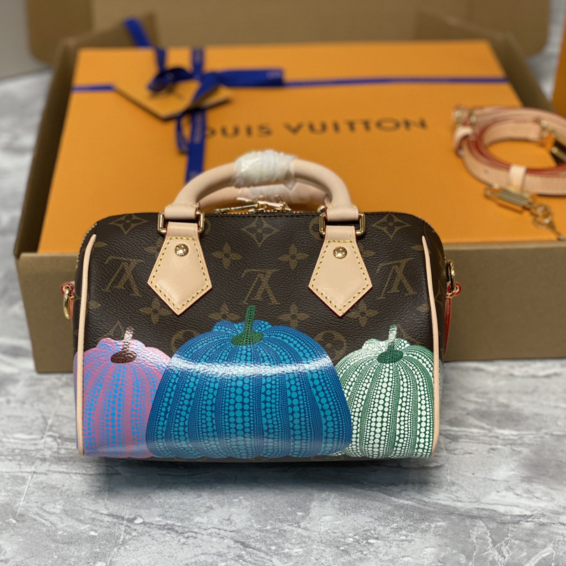 Louis Vuitton LV x YK Speedy Bandoulière 20  (20.5 x 13.5 x 12cm)       M46469 - EUR FASHION