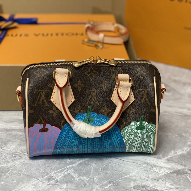 Louis Vuitton LV x YK Speedy Bandoulière 20  (20.5 x 13.5 x 12cm)       M46469 - EUR FASHION