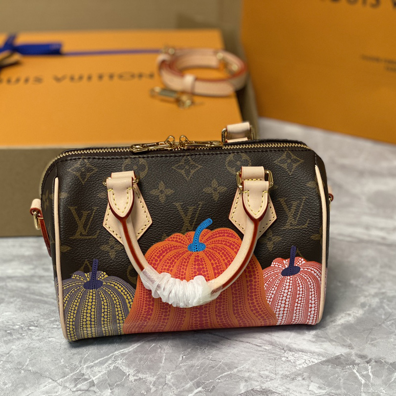 Louis Vuitton LV x YK Speedy Bandoulière 20  (20.5 x 13.5 x 12cm)       M46469 - EUR FASHION
