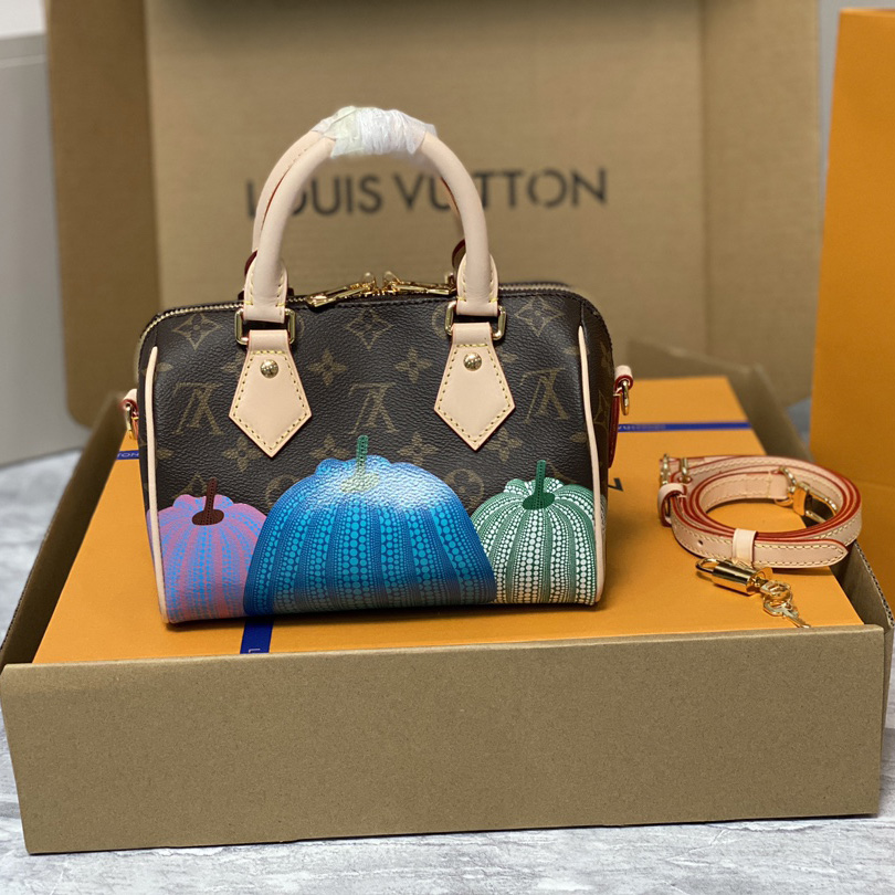 Louis Vuitton LV x YK Speedy Bandoulière 20  (20.5 x 13.5 x 12cm)       M46469 - EUR FASHION