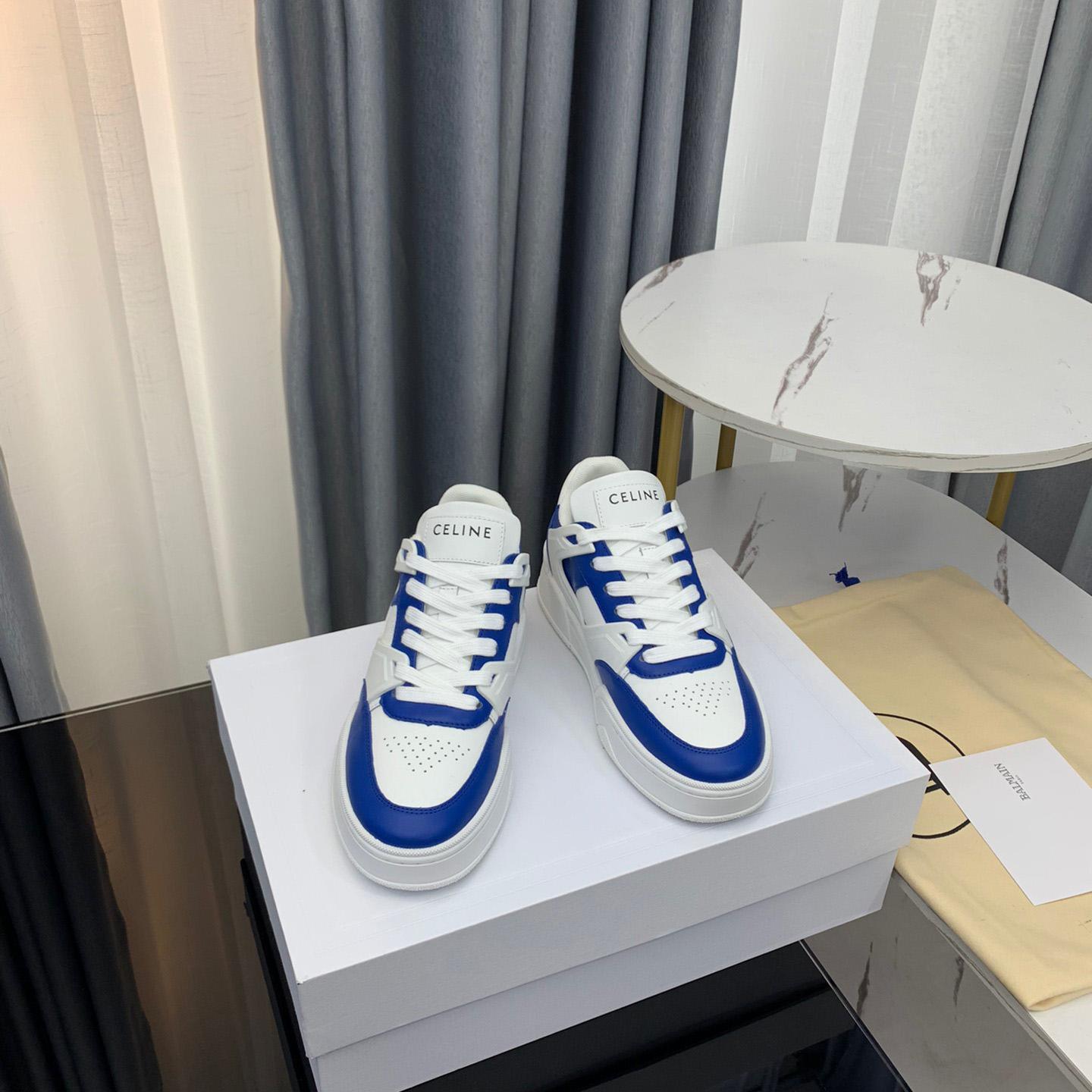 Celine CT-07 Celine Trainer Low Lace-up Sneaker In Calfskin - EUR FASHION