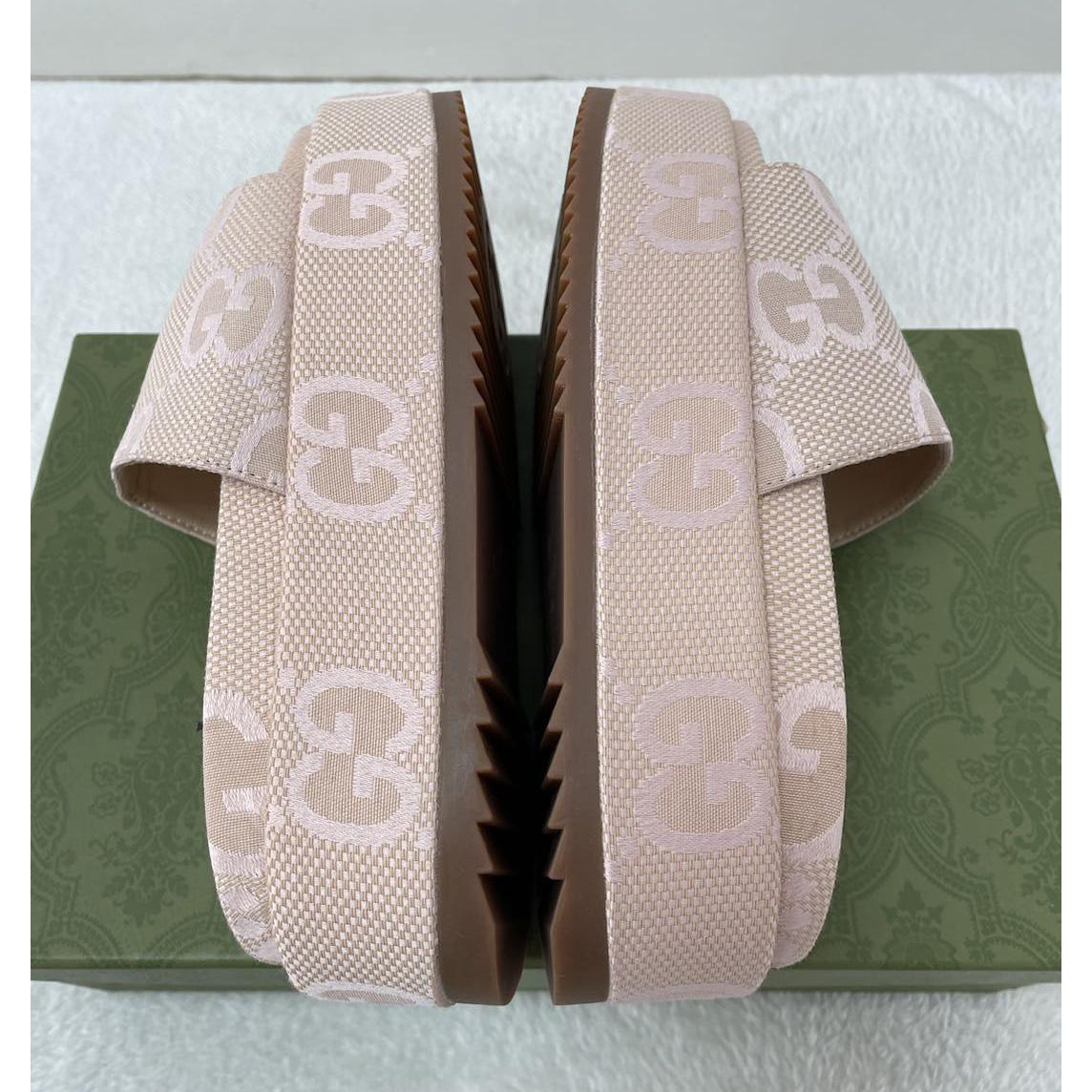 Gucci Women's Jumbo GG Platform Slide Sandal - EUR FASHION