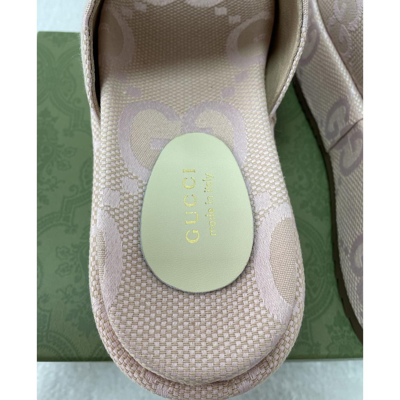 Gucci Women's Jumbo GG Platform Slide Sandal - EUR FASHION
