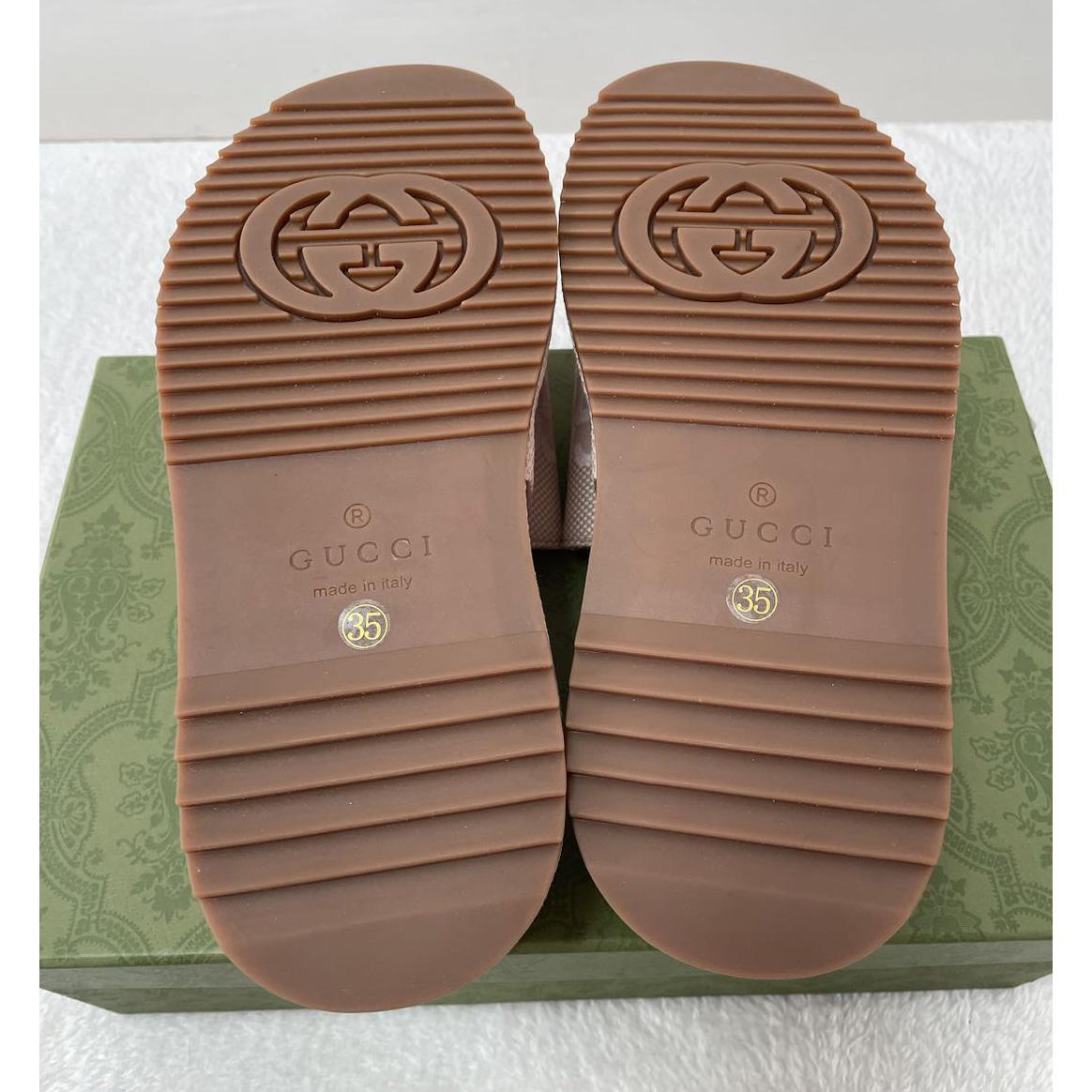 Gucci Women's Jumbo GG Platform Slide Sandal - EUR FASHION