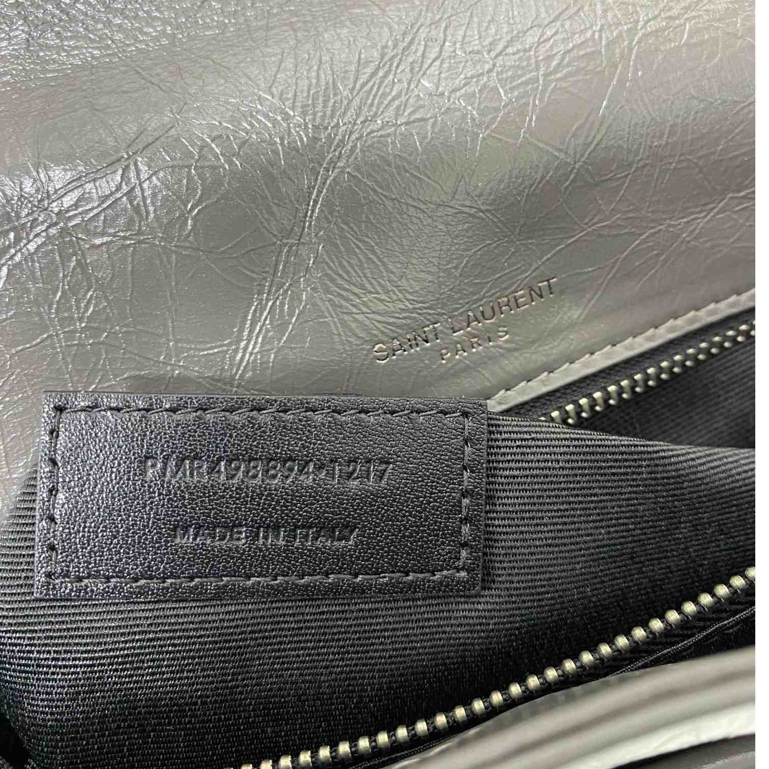 Saint Laurent Niki Medium Chain Bag In Crinkled Vintage Leather  - EUR FASHION