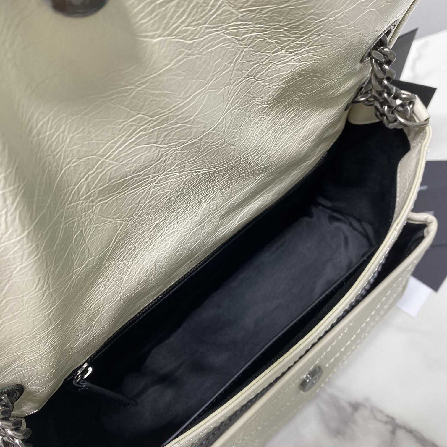 Saint Laurent Niki Medium Chain Bag In Crinkled Vintage Leather  - EUR FASHION