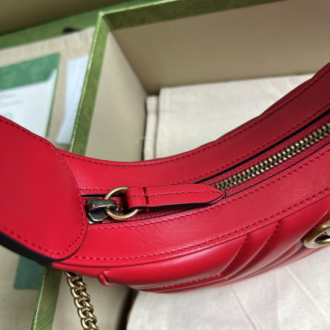 Gucci GG Marmont Matelassé Mini Bag(21.5-11-5cm) - EUR FASHION