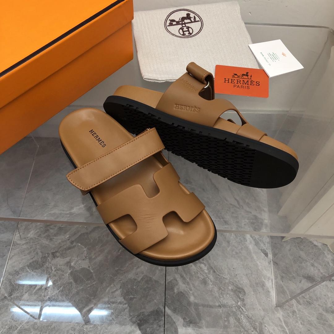 Hermes Authenticated Chypre Sandal Leather - EUR FASHION