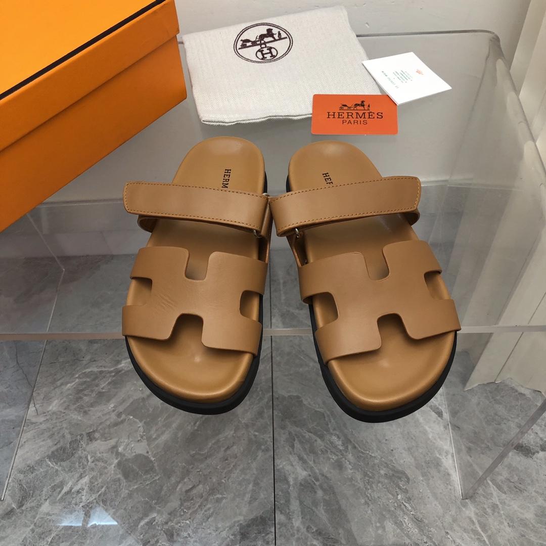 Hermes Authenticated Chypre Sandal Leather - EUR FASHION