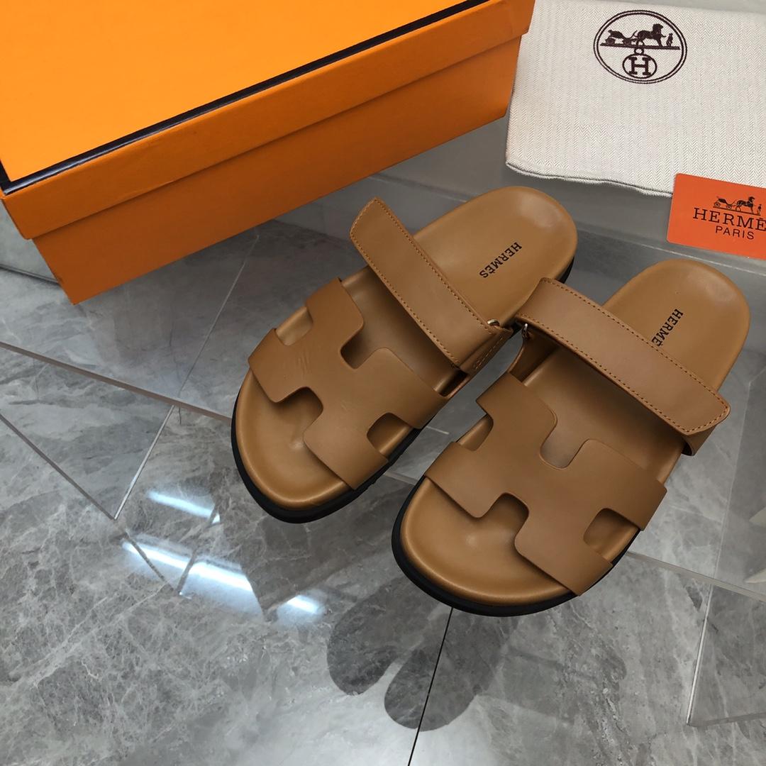 Hermes Authenticated Chypre Sandal Leather - EUR FASHION