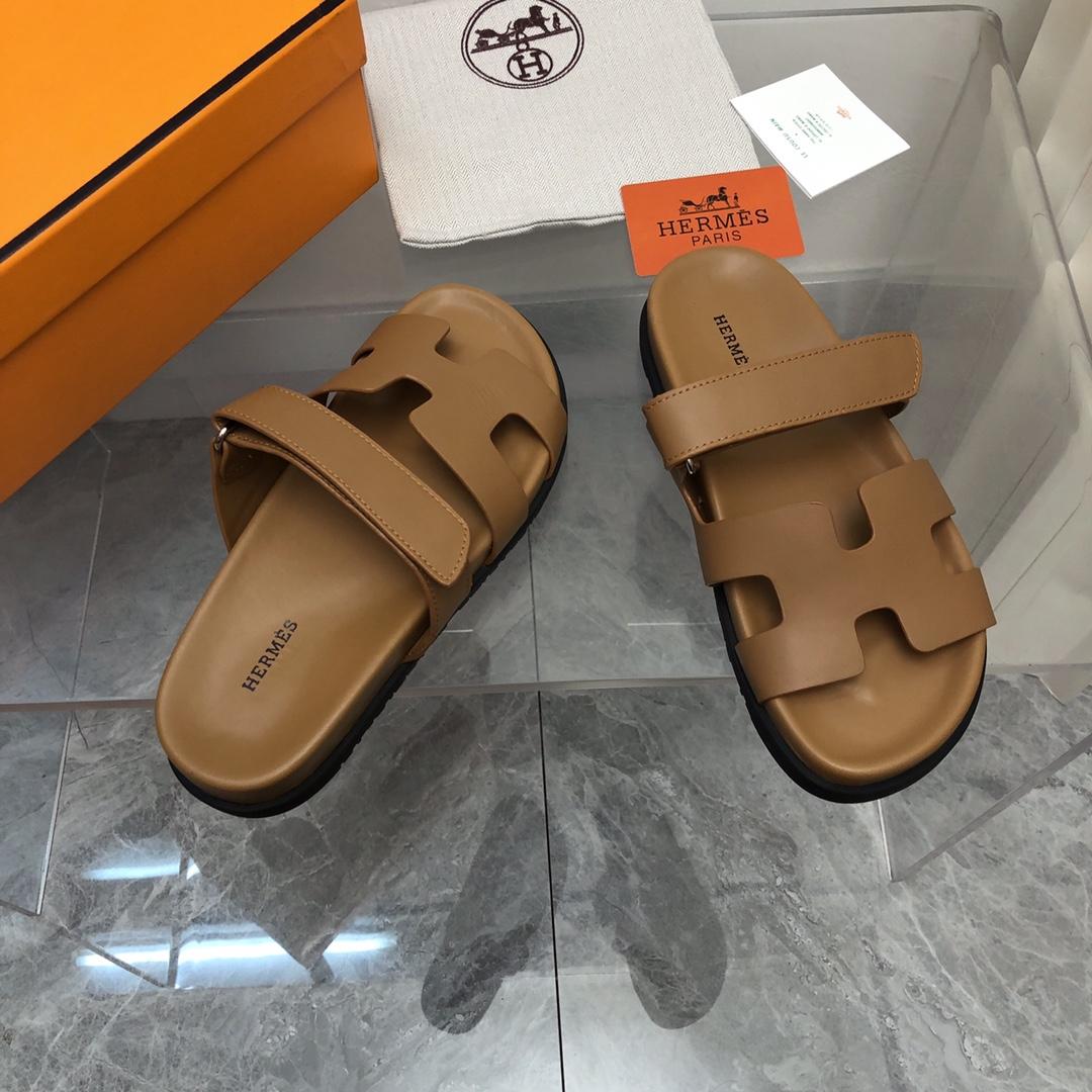 Hermes Authenticated Chypre Sandal Leather - EUR FASHION