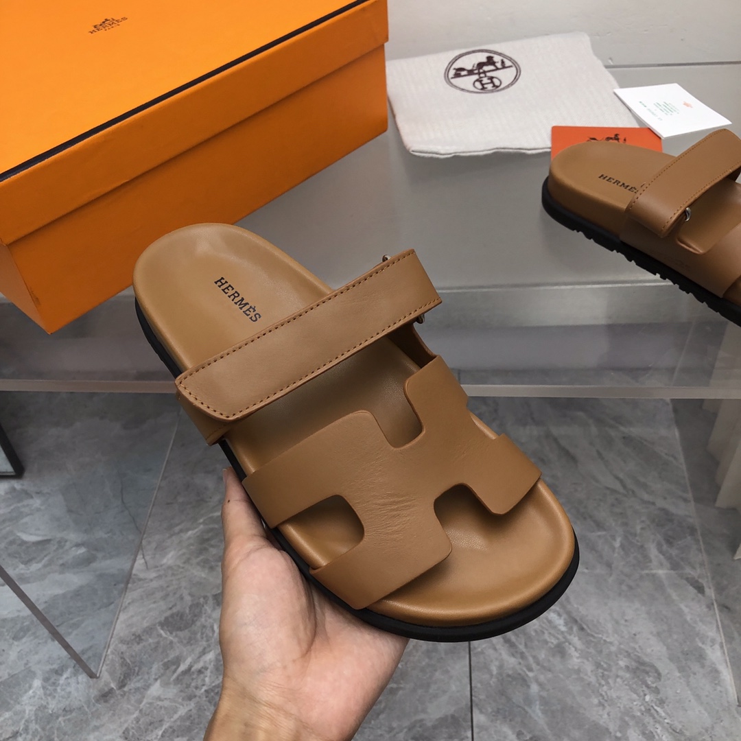 Hermes Authenticated Chypre Sandal Leather - EUR FASHION
