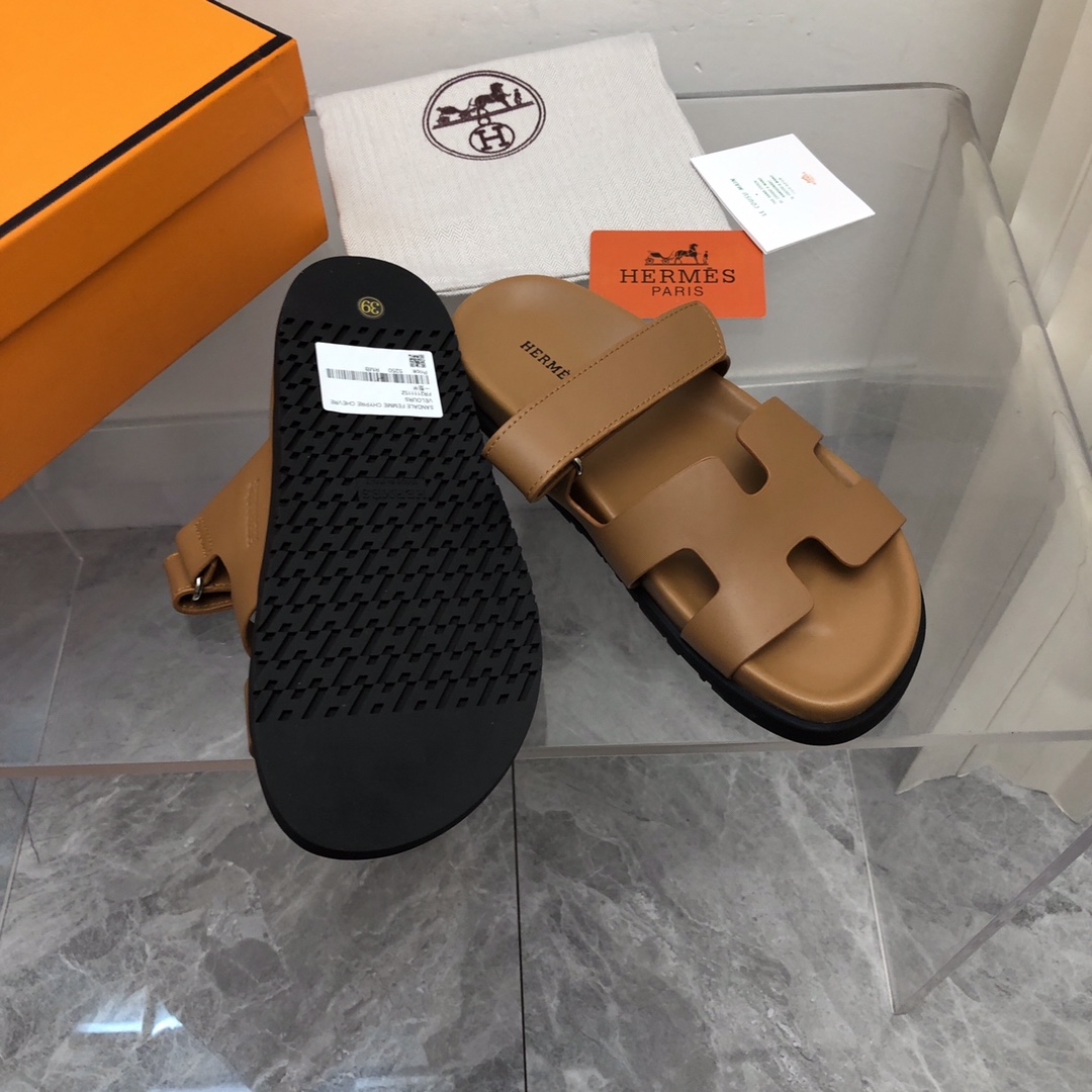Hermes Authenticated Chypre Sandal Leather - EUR FASHION