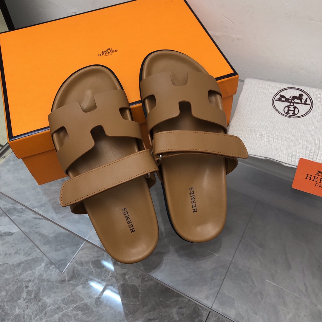 Hermes Authenticated Chypre Sandal Leather - EUR FASHION