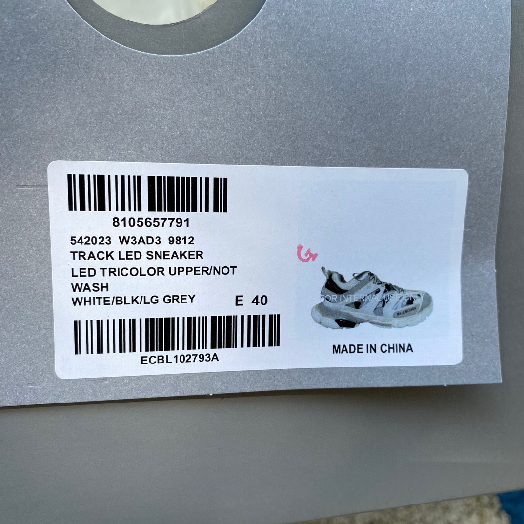 Balenciaga Track Sneaker LED In White - EUR FASHION