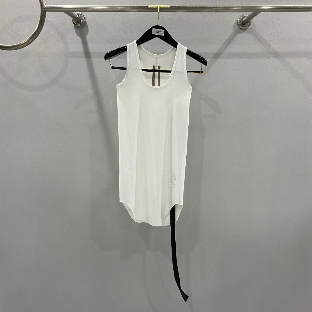 Rick Owens Drkshdw Curved-hem Tank Top - EUR FASHION