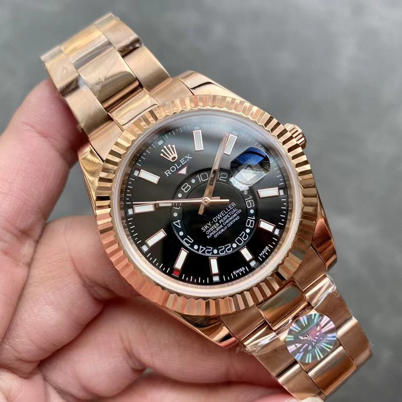 Rolex Sky-Dweller Rose Gold Watch - EUR FASHION