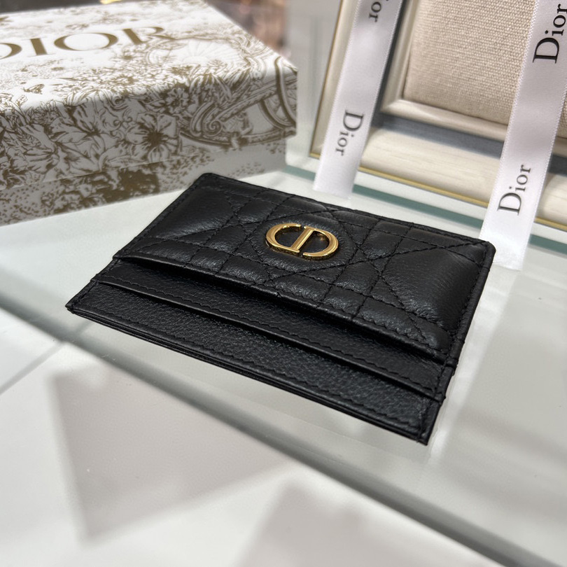 Dior Caro Five-Slot Card Holder - EUR FASHION