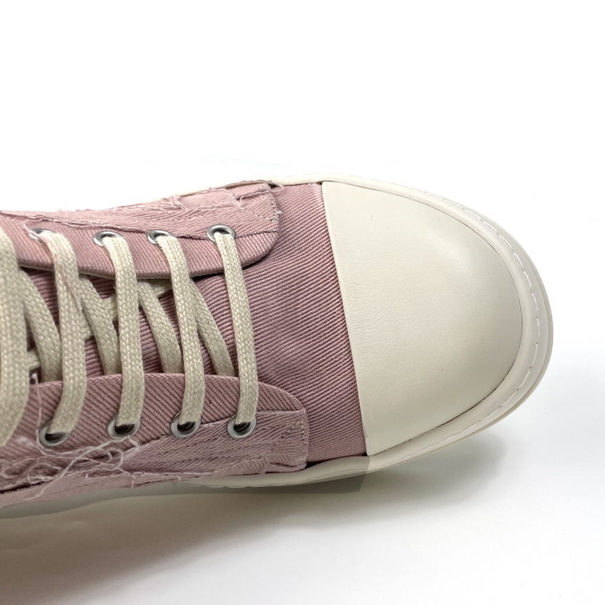 Rick Owens Drkshdw Slashed Low Sneakers - EUR FASHION