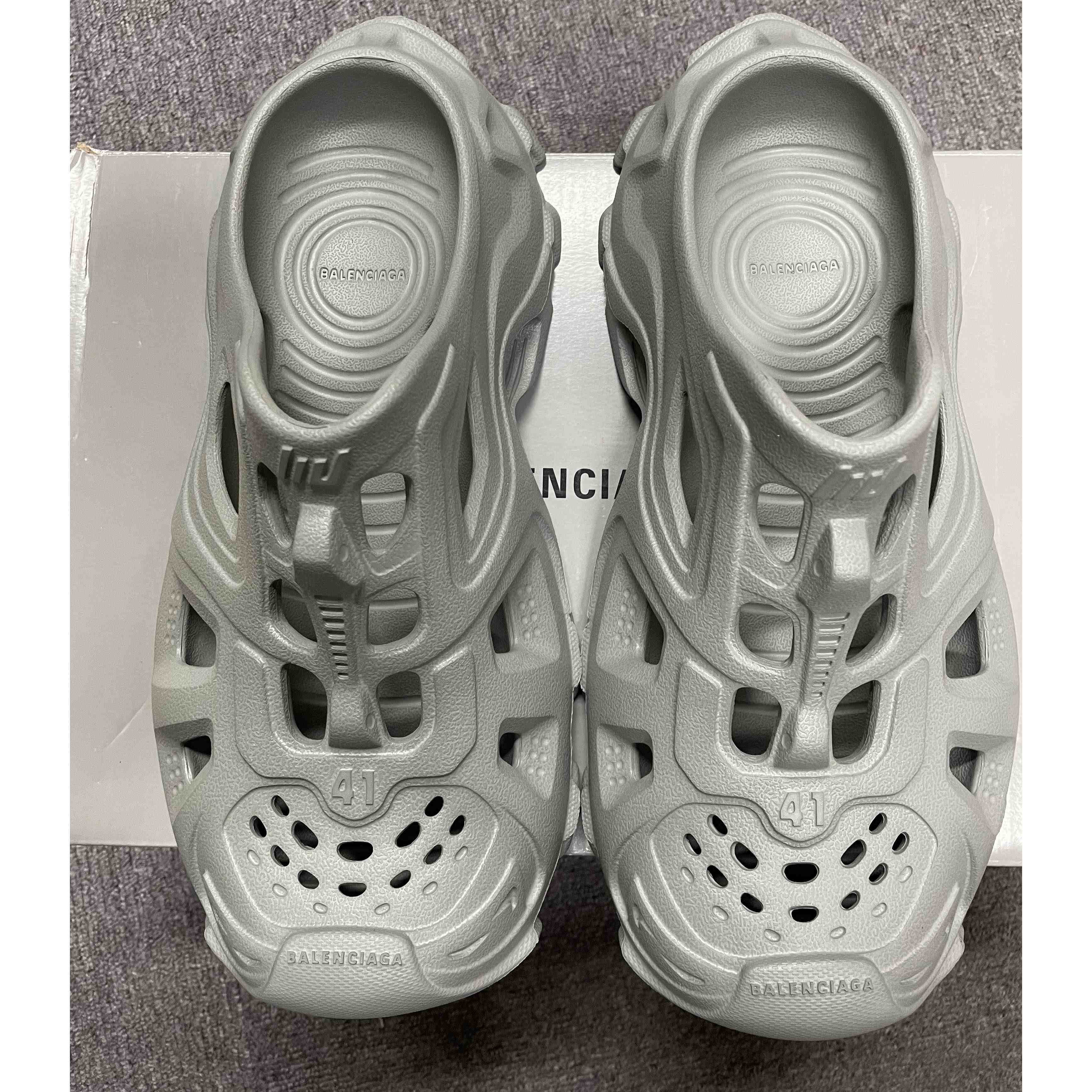 Balenciaga HD Mule In Grey  - EUR FASHION