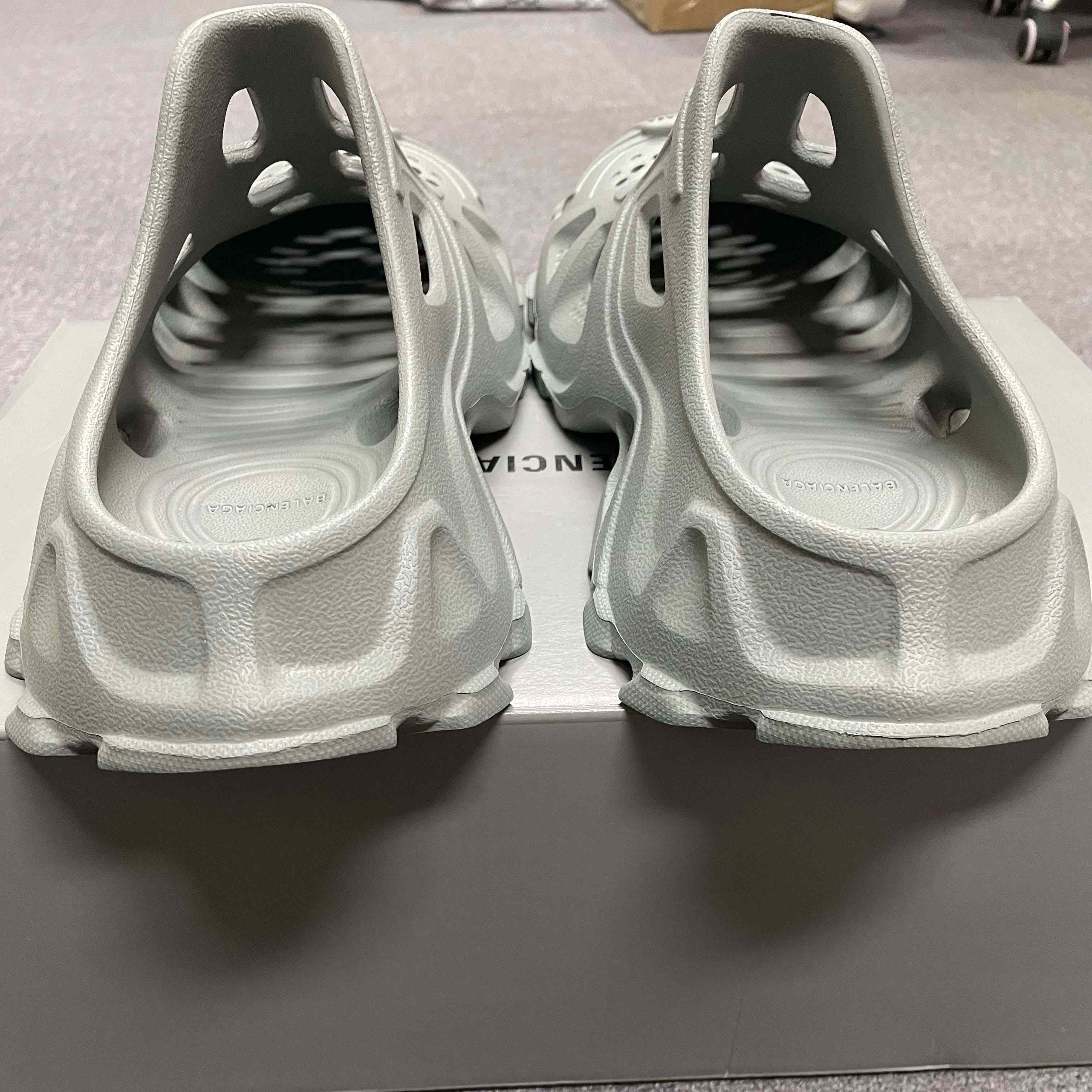 Balenciaga HD Mule In Grey  - EUR FASHION