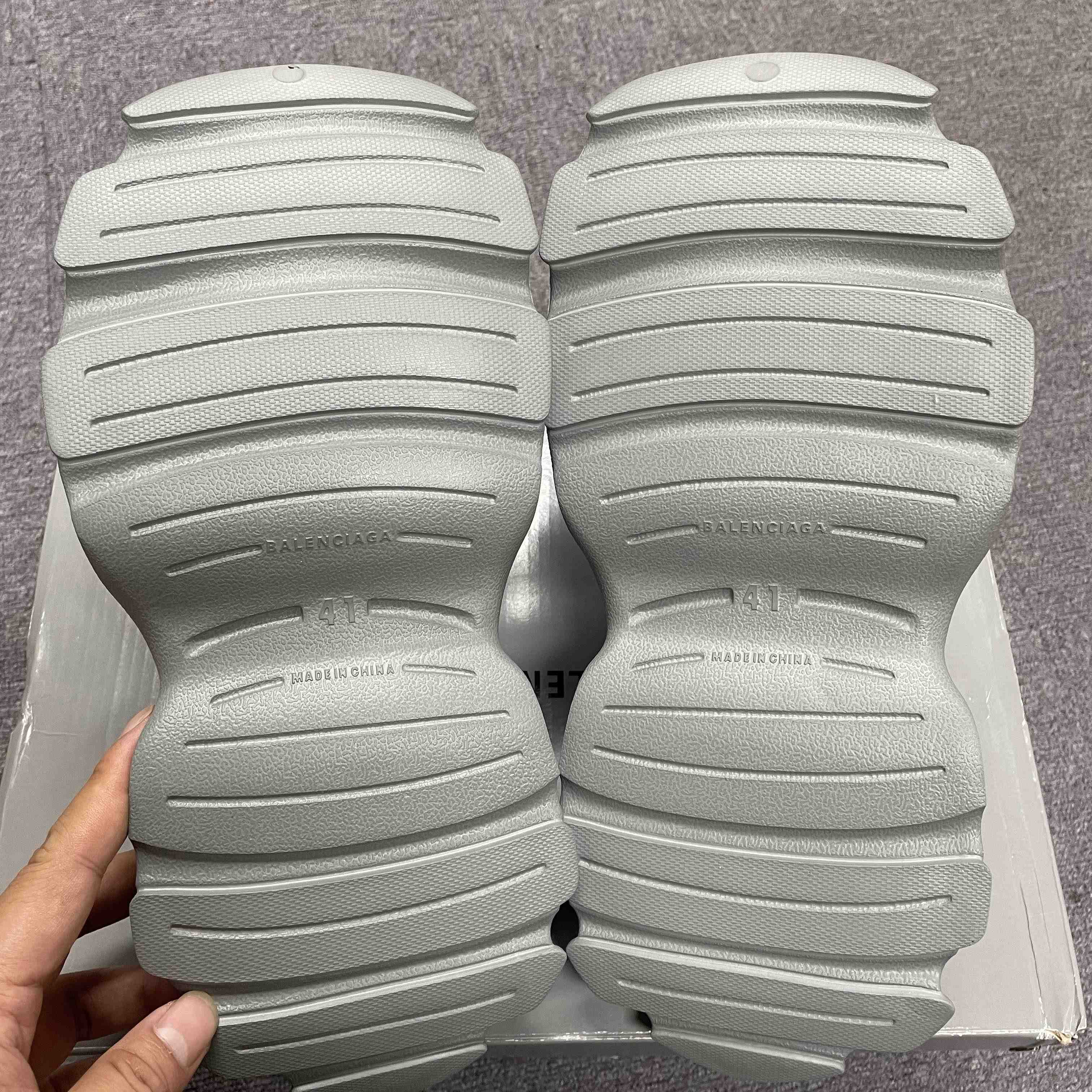 Balenciaga HD Mule In Grey  - EUR FASHION