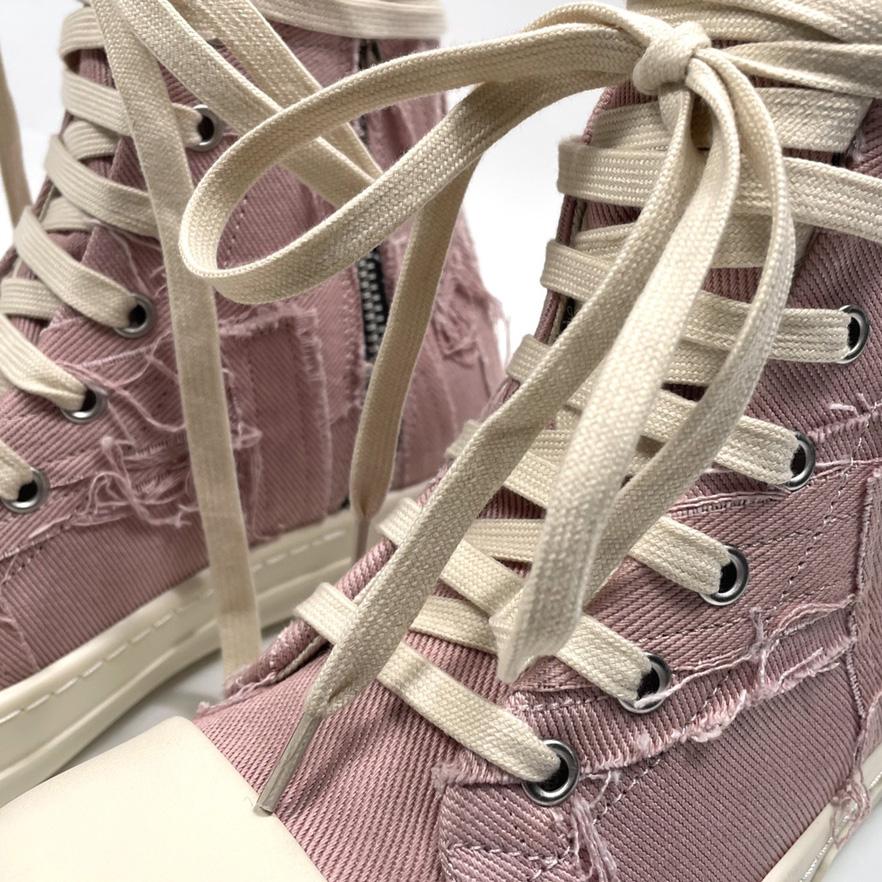 Rick Owens Drkshdw Pink Slash Sneakers - EUR FASHION